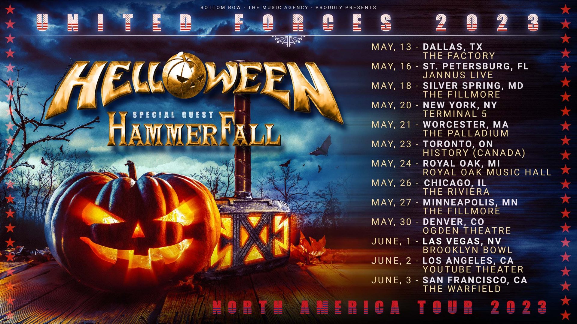helloween tour north america